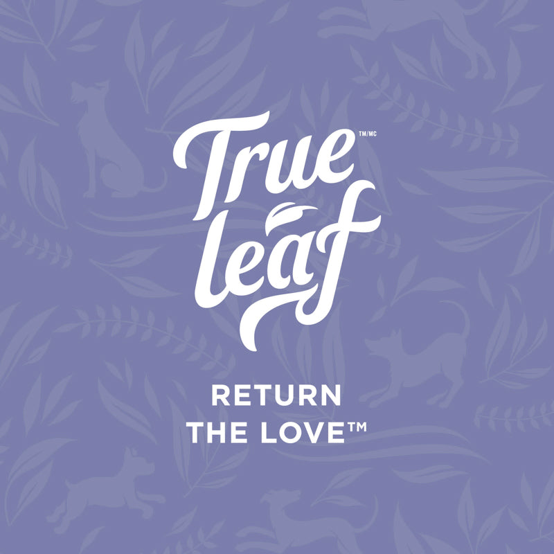 Trueleaf logo with text "Return the Love" underneath