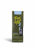 Trueleaf calming support oil food topper packaging on a white background