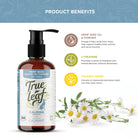 Trueleaf Calming Support oil food topper product benefits panel